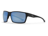 Marauder Polarized | Black Frame with Blue Mirror Lens