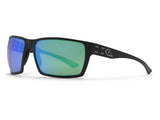 Marauder Polarized | Black Frame with Green Mirror Lens