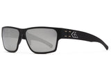 Delta Polarized | Black Frame with Silver Mirror Lens