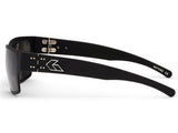 Delta Polarized | Black Frame with Silver Mirror Lens