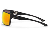 Marauder Polarized | Black Frame with Sunburst Mirror Lens