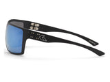 Marauder Polarized | Black Frame with Blue Mirror Lens