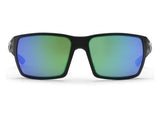 Marauder Polarized | Black Frame with Green Mirror Lens