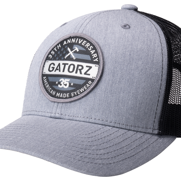 Snap back Heather / Black Woven 35th Anniversary Patch