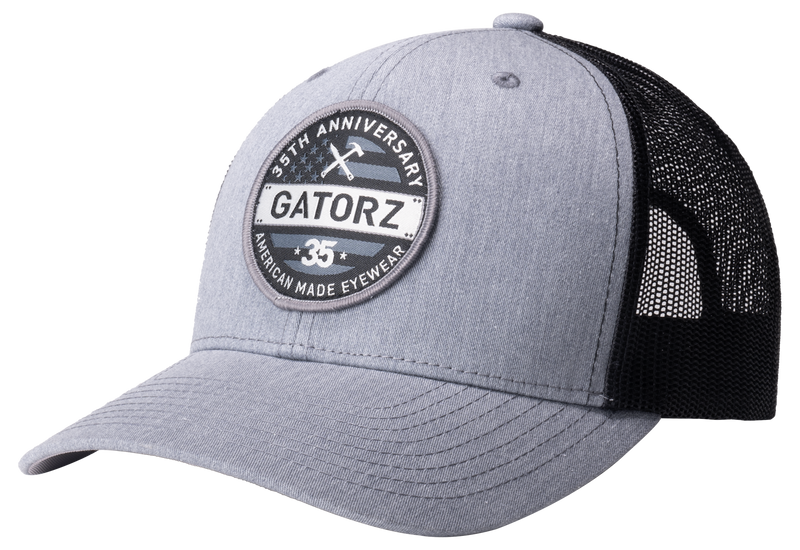 Snap back Heather / Black Woven 35th Anniversary Patch