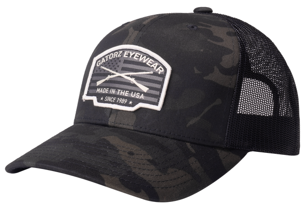 Snap back Multicam Black / Woven Double Guns Patch
