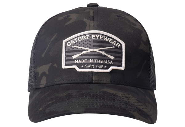 Snap back Multicam Black / Woven Double Guns Patch