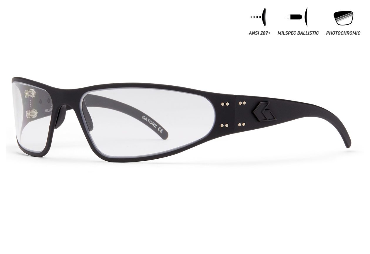 GATORZ WRAPTOR ブラックフレーム(偏光スモーク) Wraptor – GATORZ Eyewear